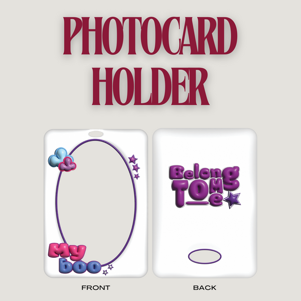 [BYGOODIEST03] Photocard Holder Mauve White Edition