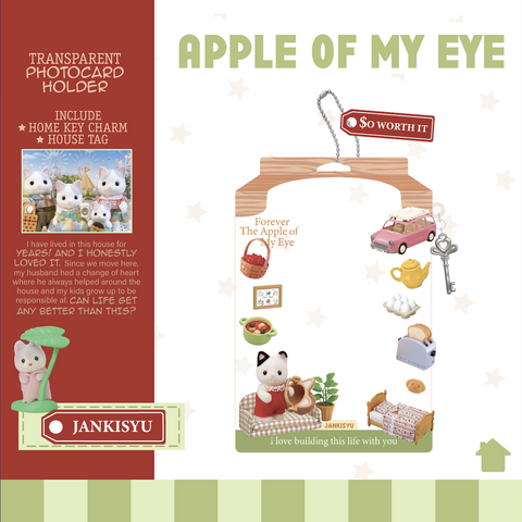 Apple of My Eye Transparent Photocard Holder by JANKISYU