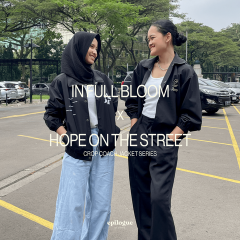 In Full Bloom x Hope On The Street Crop Coach Jackets