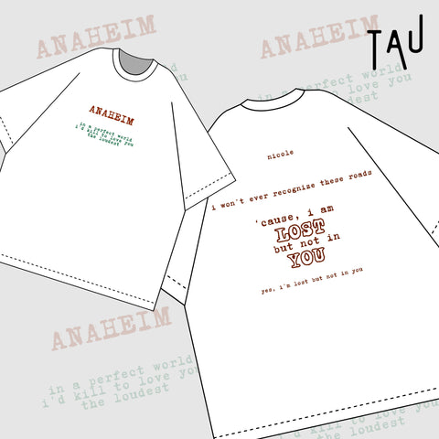 [TAU.BASIC] NIKI ANAHEIM OVERSIZE TEE