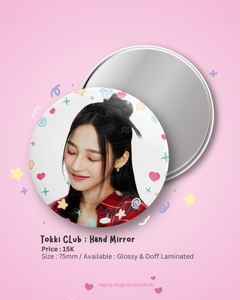 QTPIESTUDIO | TOKKI CLUB HAND MIRROR : NEWJEANS