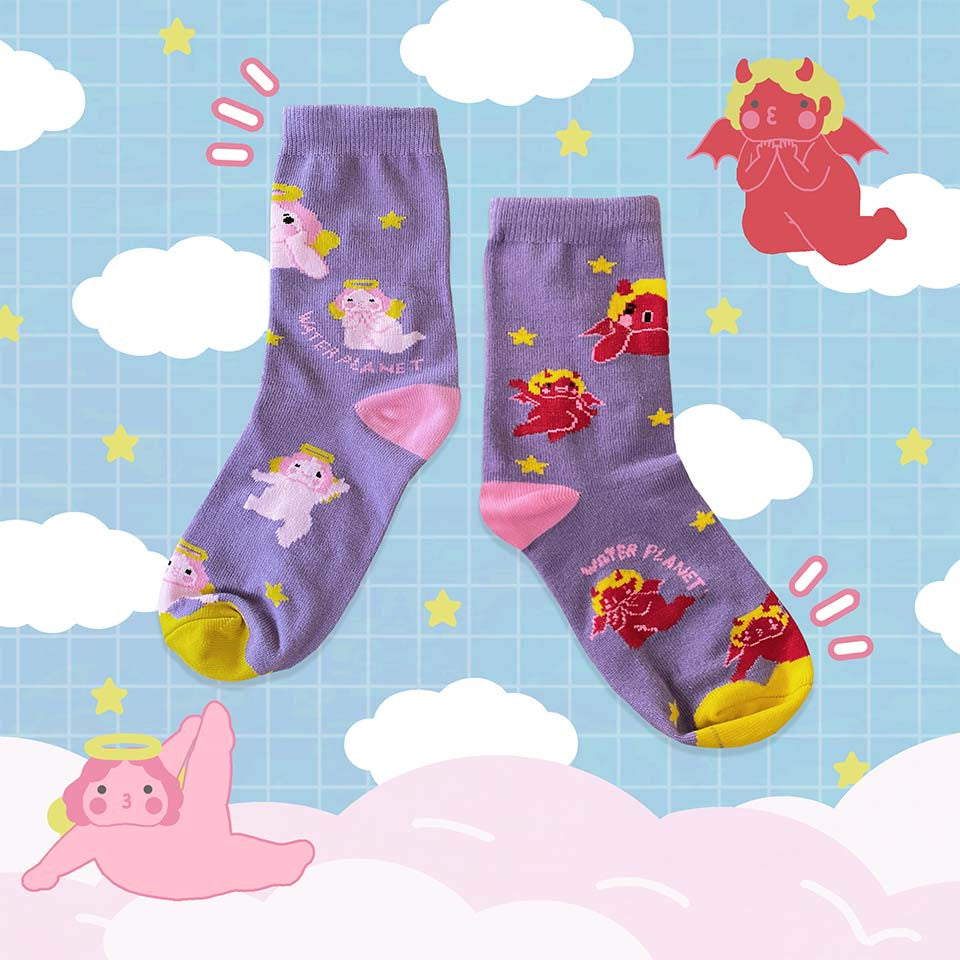 Angel and Devil Socks
