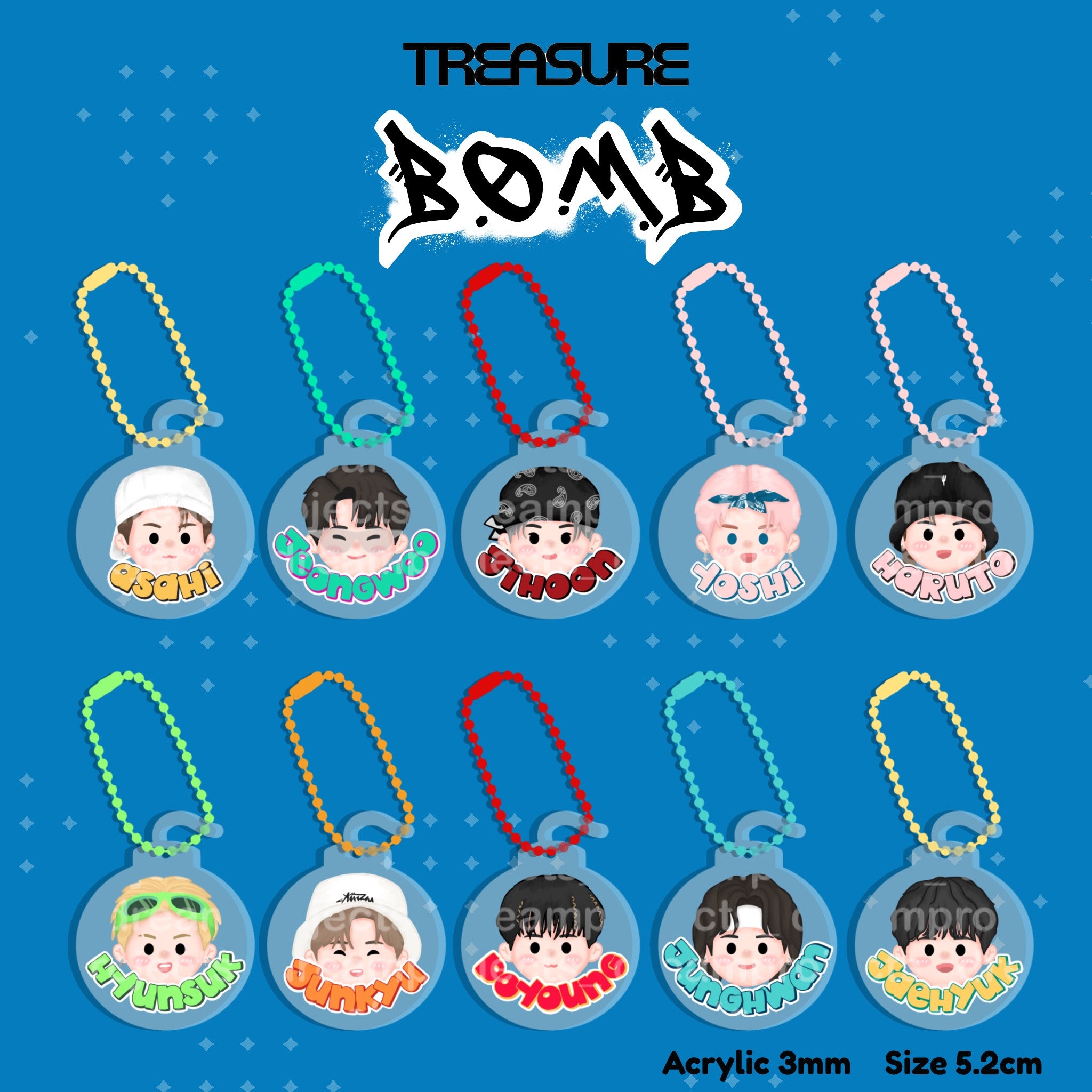 Treasure BOMB Keychain