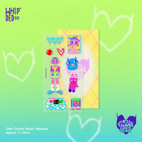 Clear Sticker Sheet – Meadow by WhoopDeDoo