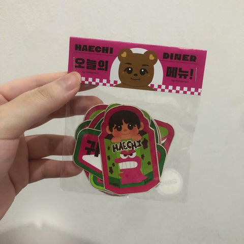 Haechi Diner Sticker Set