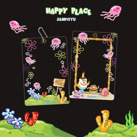 Happy Place Photocard Holder 2 Side by JANKISYU