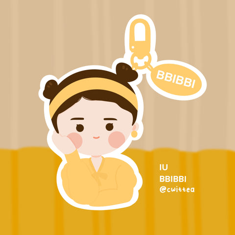 IU KEYCHAIN BBIBBI