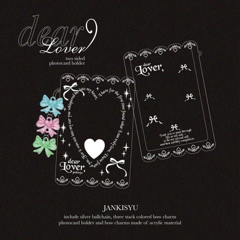 Dear Lover  Photocard Holder 2 Side by JANKISYU