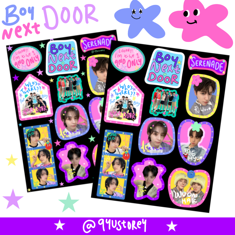 BOYNEXTDOOR SCRIBBLES STICKERS