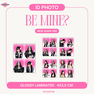 BE MINE? - ID PHOTO 4 CUTS NEW JEANS