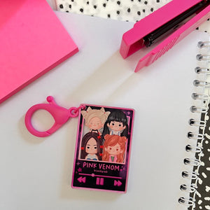 Keychain Blackpink Pink Venom