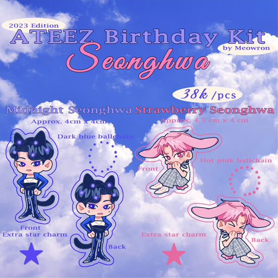 Fanmade ATEEZ Birthday Kit: Seonghwa