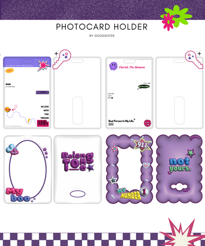 [BYGOODIEST03] Photocard Holder Mauve Edition