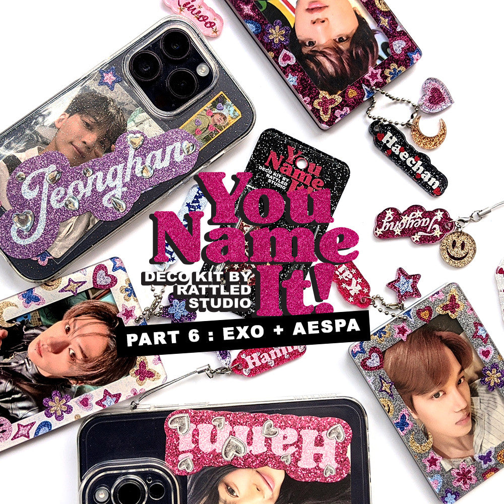 You Name It (Individual Large Name Sticker) PART 6: EXO &amp; AESPA